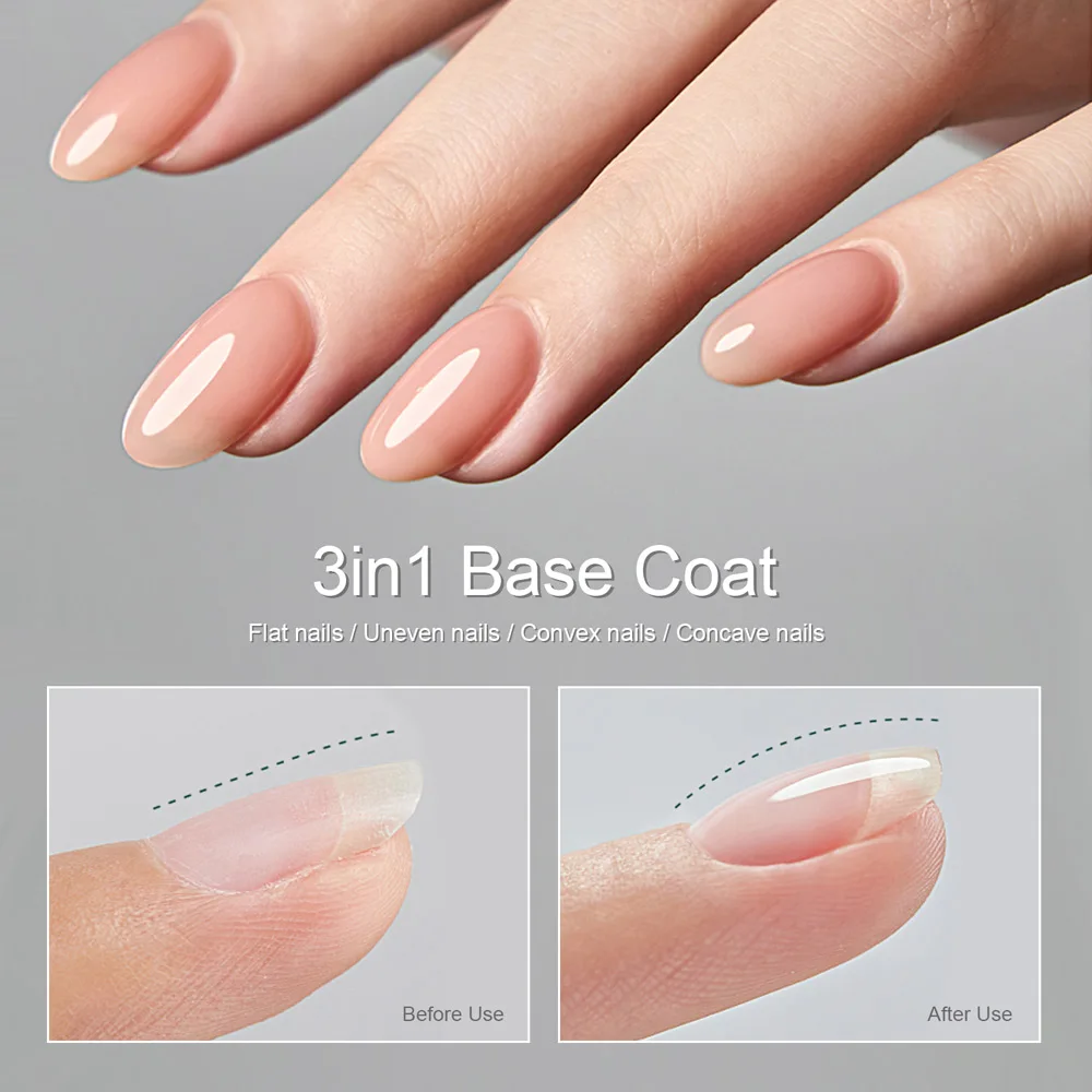 CANNI Fiber Glass Repair Gel Semi Transparents Milky White UV Construction Gel Soak Off Self Leveling Builder Nail Gel Polish – Detail 17