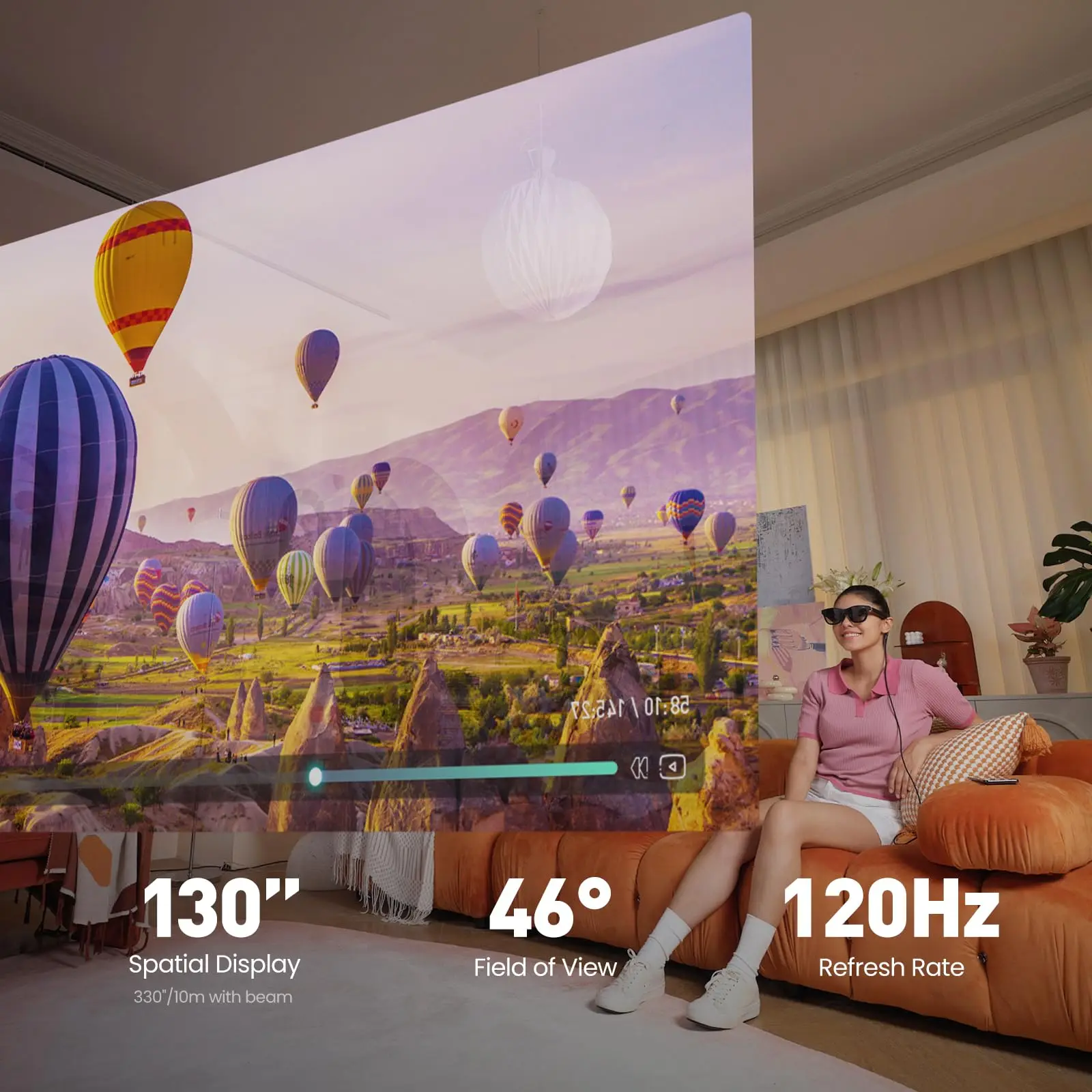 XREAL Air 2 Pro Nreal Air2 Pro Smart AR Glasses HD 130" Space Giant Screen Private Cinema Portable 1080p View