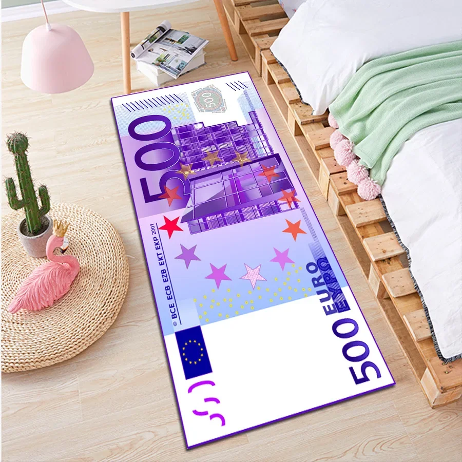 Floor Mat Creative USA Dollar 3D Bedroom Living Room Hallway Long Strip Carpet Anti-slip Soft Area Rug Home Decoration floor mat plush rug decorative carpet silk wool rug plush carpet non slip carpet imitated cashmere carpet kids carpet plush play mat