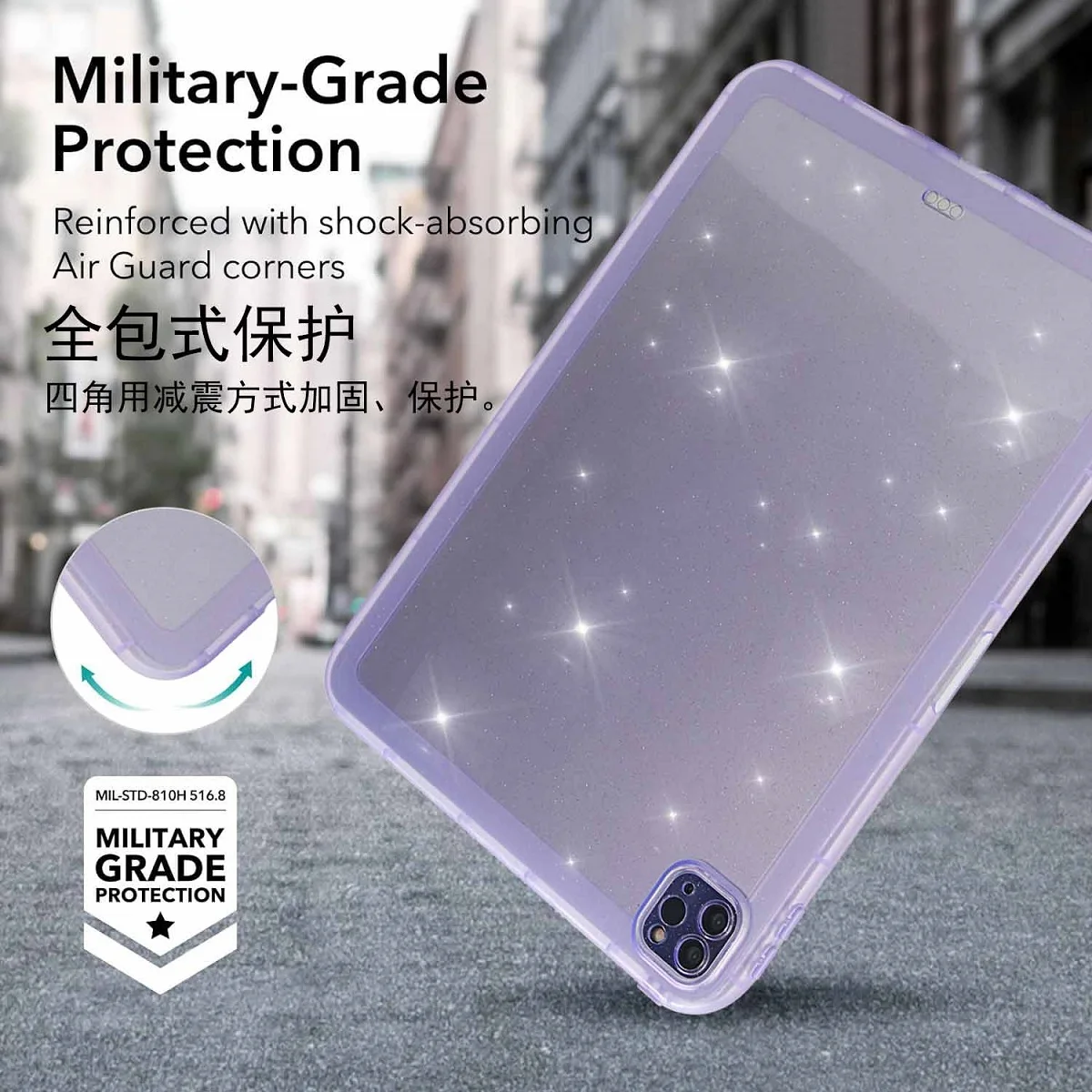 Versatile Soft TPU Tablet Case Cover