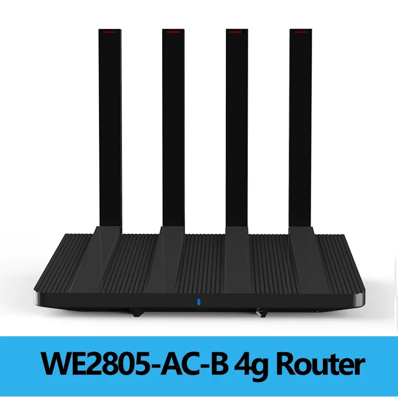 thumbnail image 1 of Enrutador LTE Wiflyer 4G Tarjeta SIM 1200Mbps 300Mbps 2.4Ghz 5GHz WiFi inalámbrico EC200AEUHA Acceso a Internet Módem 5dBi 4 Antenas, 1 of 5