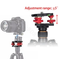 Tripod Speedy Leveling Base Leveler Adjusting Base Panning Level Plate With Bubble Level For   DSLR Camera - Image 5