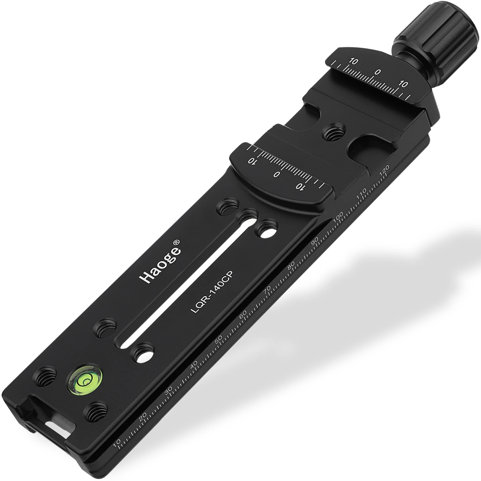 Haoge 140mm Nodal Slide Double Dovetail Macro Rail & Schnellspannklemme für Panorama-Nahaufnahmen, passend für Arca RRS – Detail 2