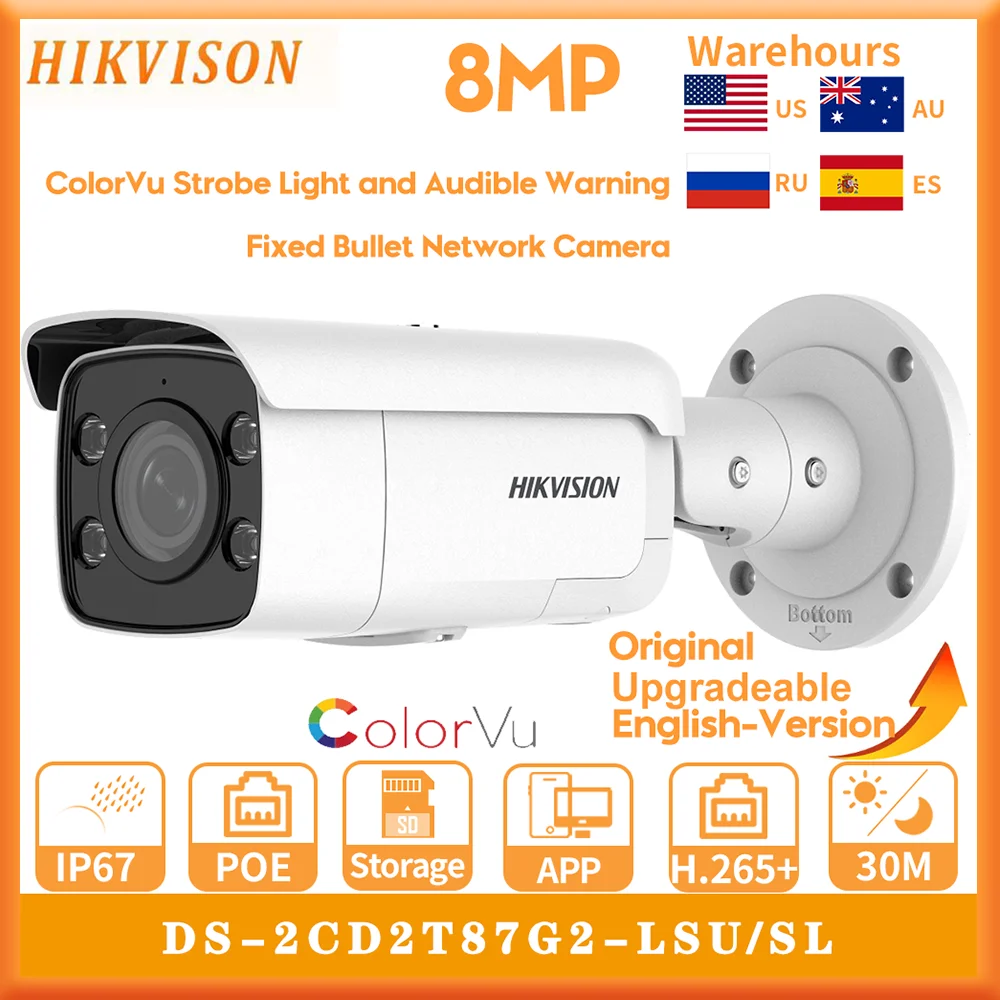 

Original Dahua 4MP IR30M IP67 IP Camera IPC-HFW2431S-S-S2 Built in MIC WDR POE CCTV SMD Plus Bullet WizSense Network Camera