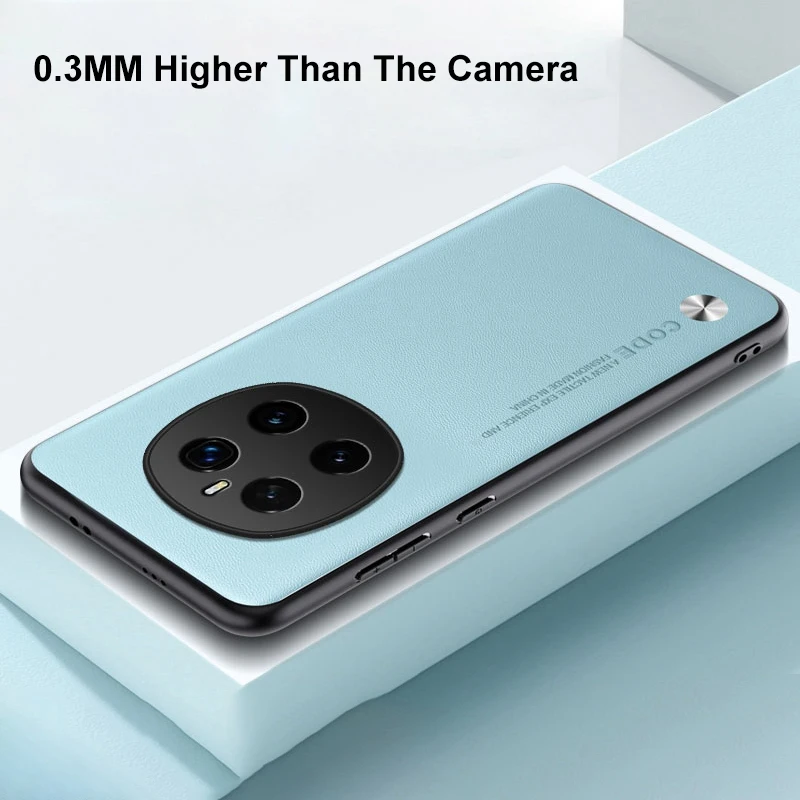 Luxury PU Leather Shockproof Phone Case - Full Protection Back Cover