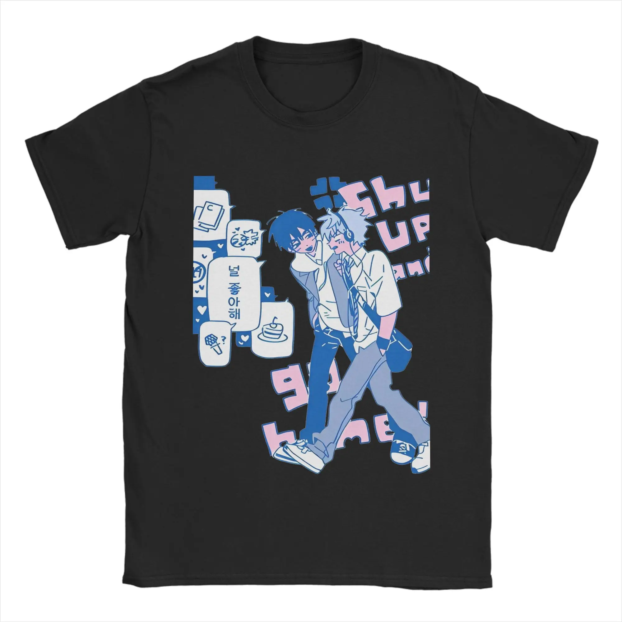 Men's Pure Cotton Vintage Crewneck T-Shirt - Short Sleeve Graphic Tee Gift Idea