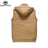 Men Winter Sleeveless Outdoors Fleece Warm Hooded Vest Men Windproof High-Quality Design Zipper Leisure Fashion Vest Male Coat 3