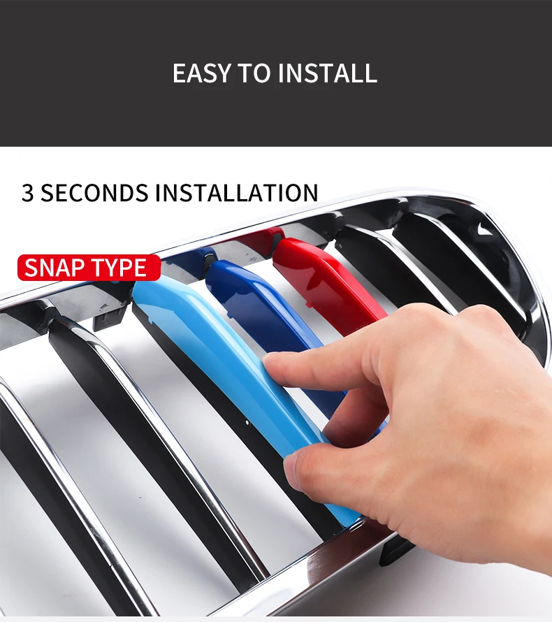 Auto Racing Grills Trim Clips Für BMW 2 Serie F22 Sport 8 stangen 11 stangen F45 sport 10 stangen 12 stangen F45 Lci 9 stangen F44 2-tür 2014-2023 – Detail 9