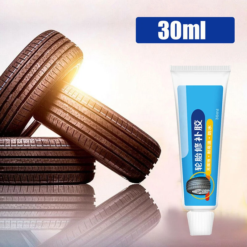 tire repair nails 1/2Pcs Tire Repair Black Glue Liquid Strong Rubber Wear-resistant Non-corrosive Adhesive Instant Bond Leather