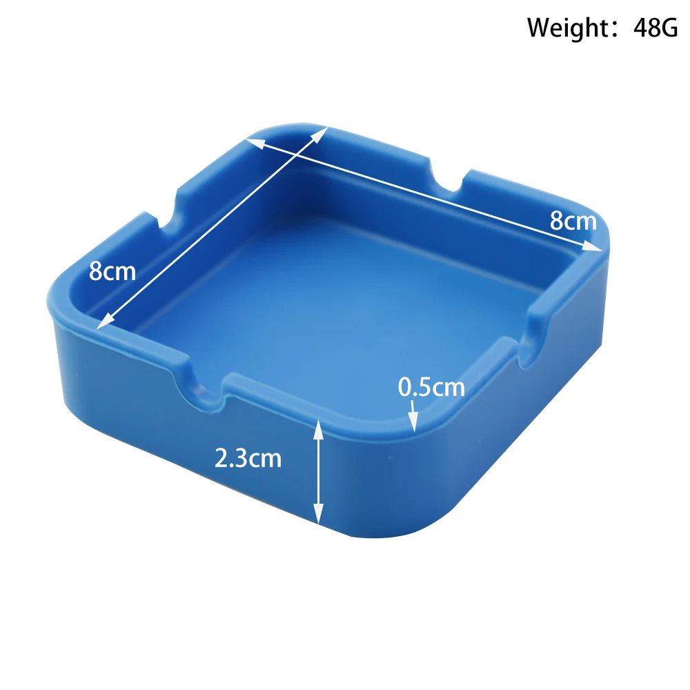 Silicone Ashtray 8CM 1Pcs silicone ashtray