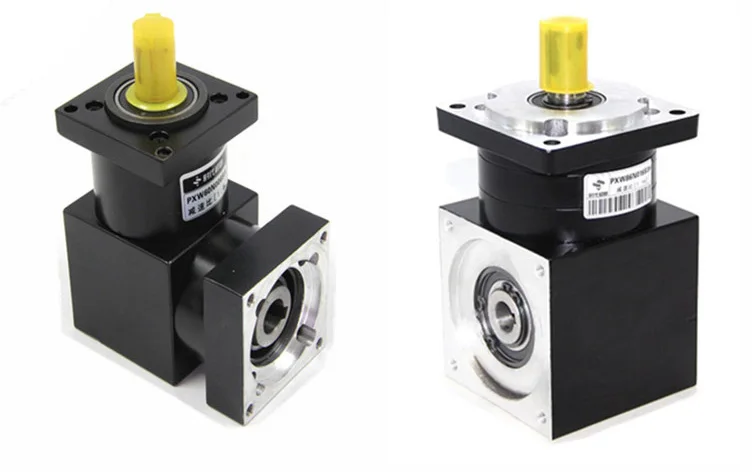 Description Picture 3 of item90 degree right angle 57mm planetary reducer speed ratio 16: 1 20:1 36: 1 for Nema23 stepper motor brushless DC motor