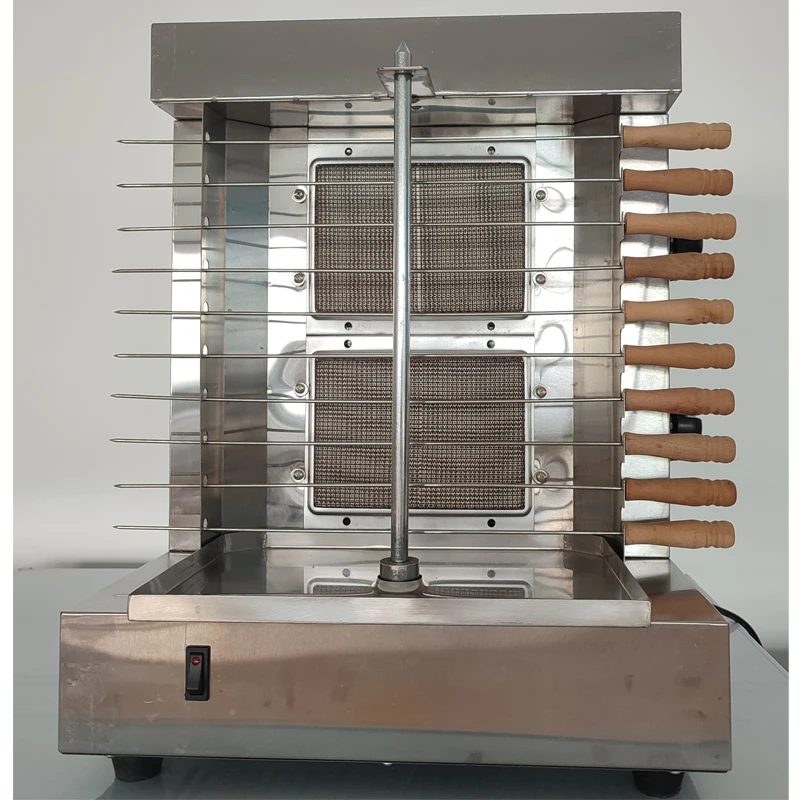 110V /220V Shawarma Machine LPG Gas Commercial Rotary Kebab Roaster Grill Oven Doner Machine