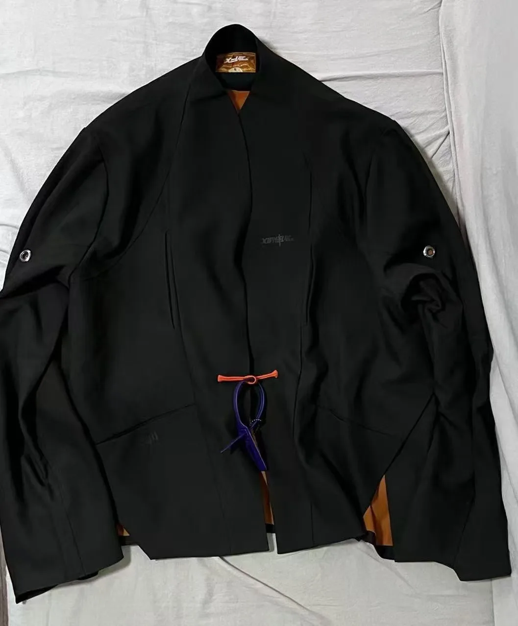 XEvil Minimalist tang suit kimono short sci-fi dystopian