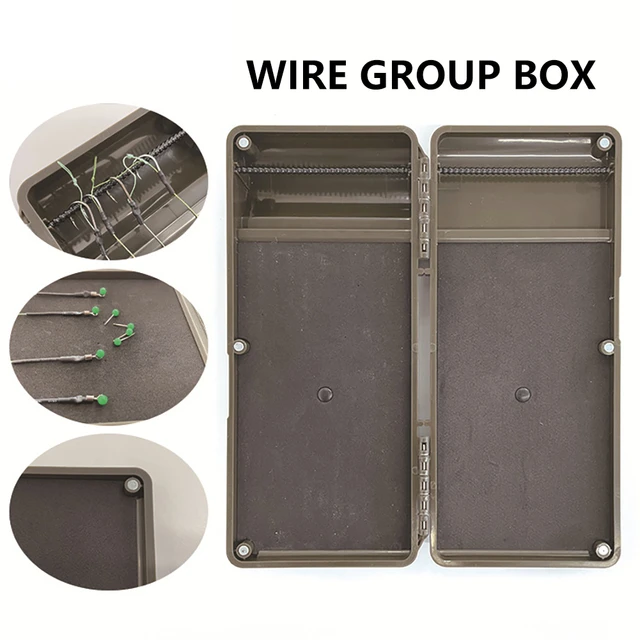 Carp Fishing Tackle Box for Swivels Hooks Carp Rig Hair Ronnie