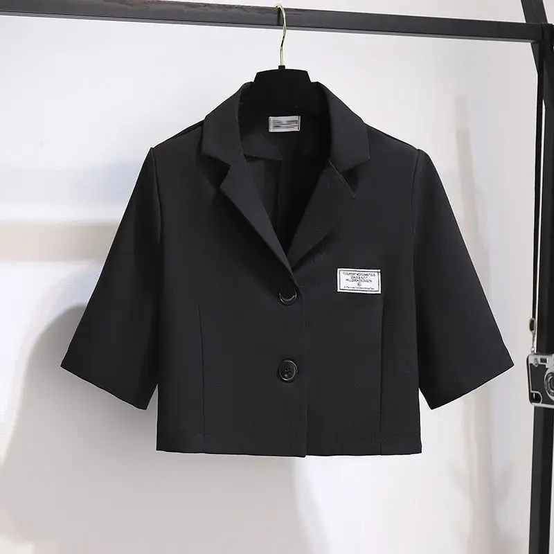 Women's Set Spring/Summer New Korean Edition Style Slim Small Suit Top with Hanging Strap Dress Two Piece Set
