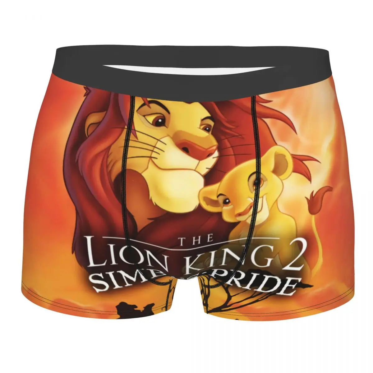 

Male Novelty Disney King Lion Underwear Hakuna Matata Movie Cartoon Boxer Briefs Breathable Shorts Panties Underpants