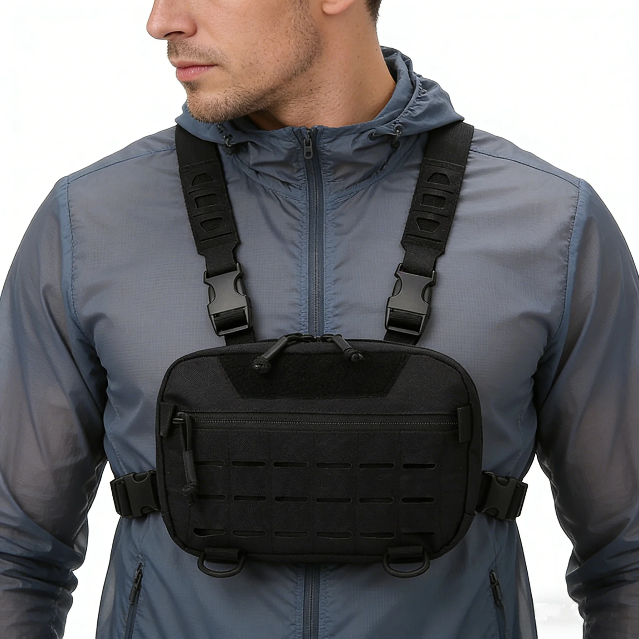 Polyester Tactical Chest Bag for Outdoor Sports Hiking