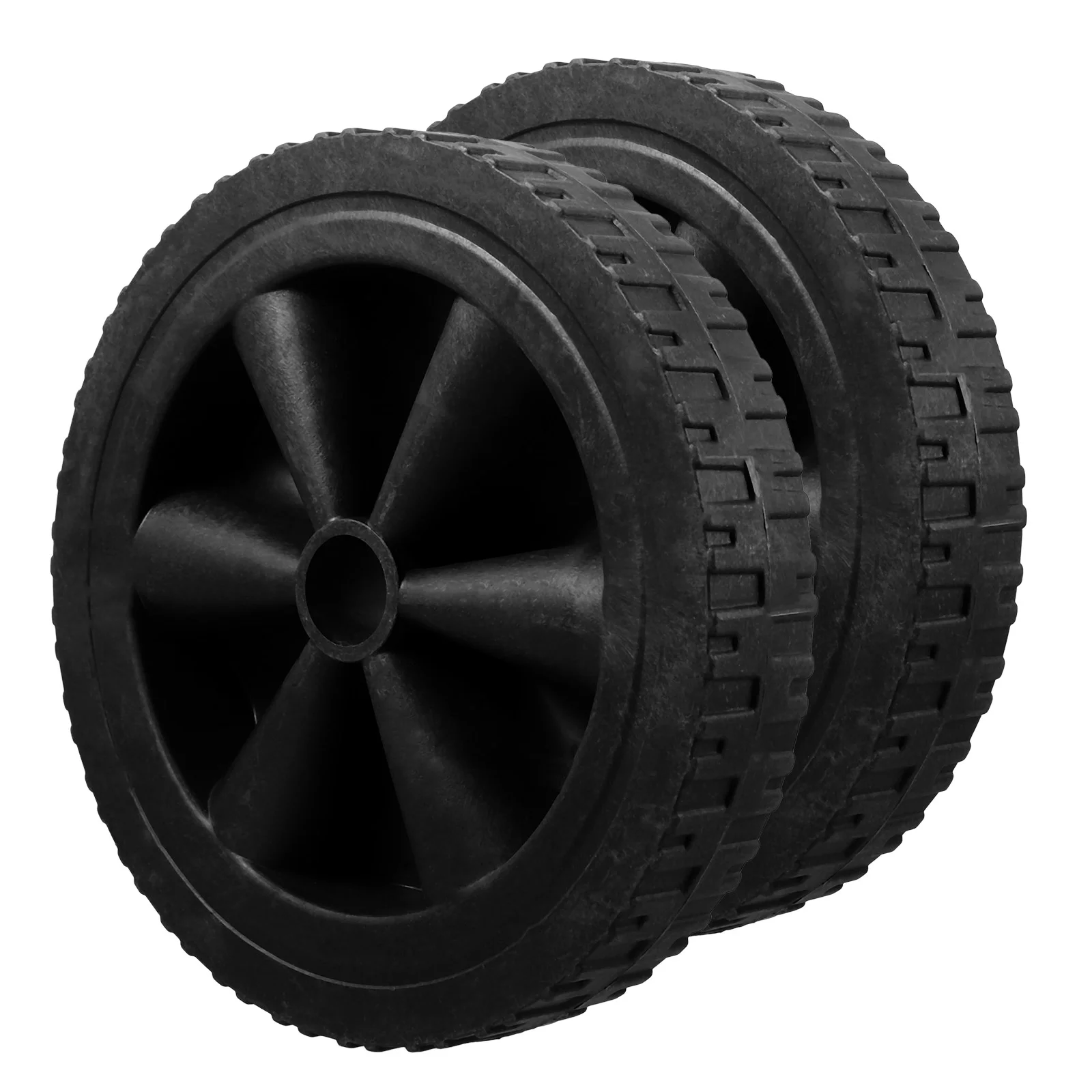 2 Pcs Cart Wheel Charbroil Grill Wheels Gas Replacement Bbq for Spare Casters Kit Shopping