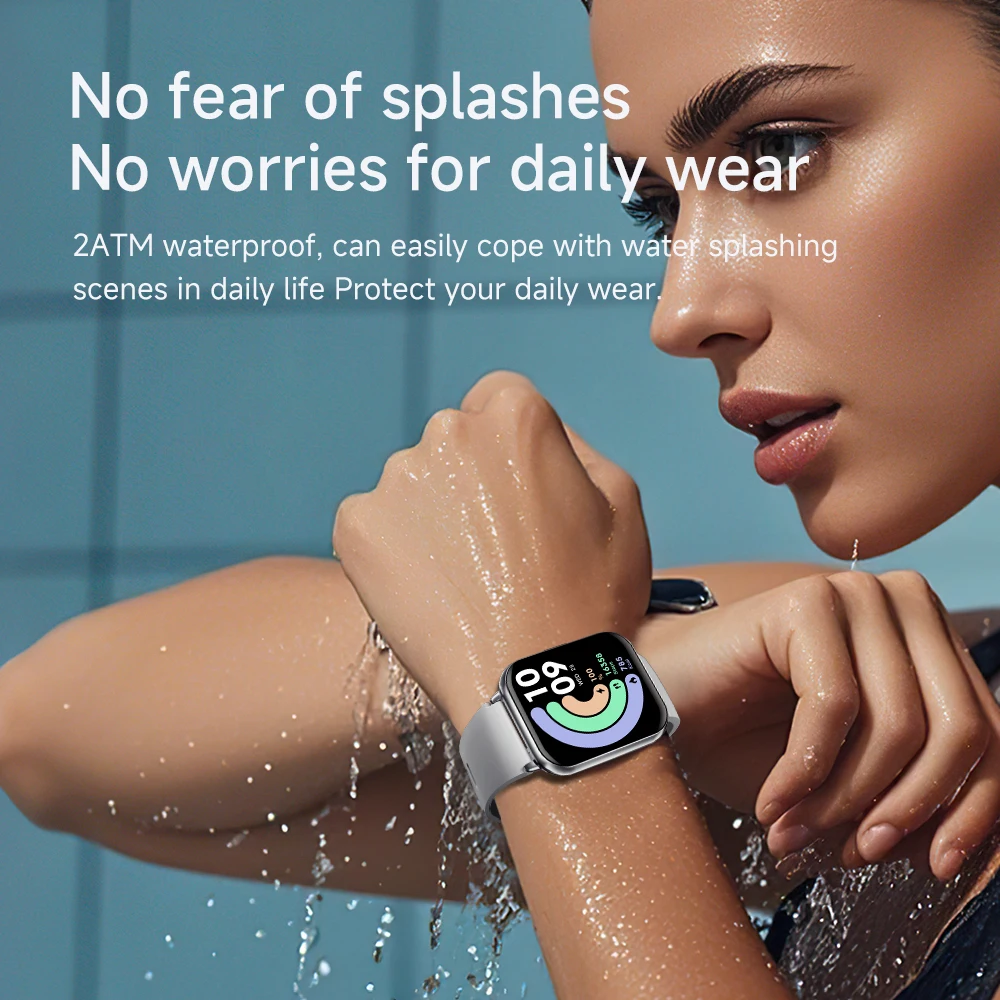 KUMI M2 Smart Watch 1.83" HD Screen ChatGPT 100+ AI Watch Faces Bluetooth Calling 100+ Sports Modes Health Monitoring 2ATM 6