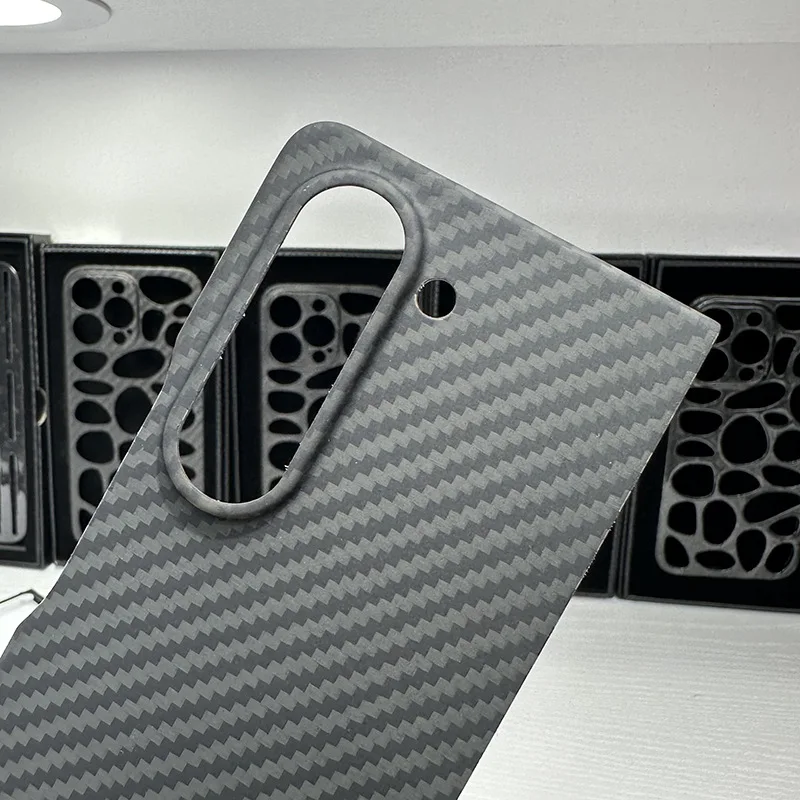 New Pure Aramid Carbon Fiber Shell For Samsung Z Fold 5 Z fold5 Phone CASE Folding Screen Protective Cover
