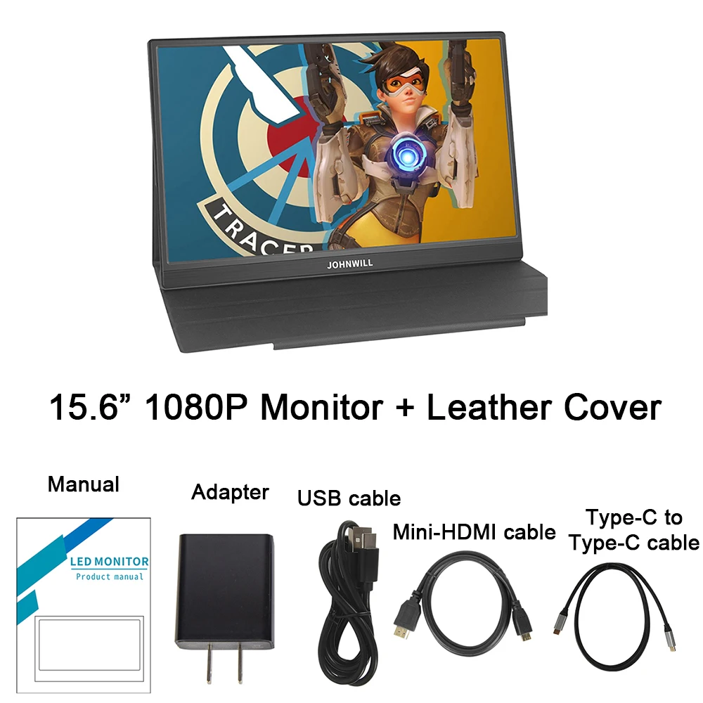 ޴  USB C Ÿ Ʈ º , ǻ ÷, HDR IPS ũ , ƺ  PI, 15.6 ġ, 1080P