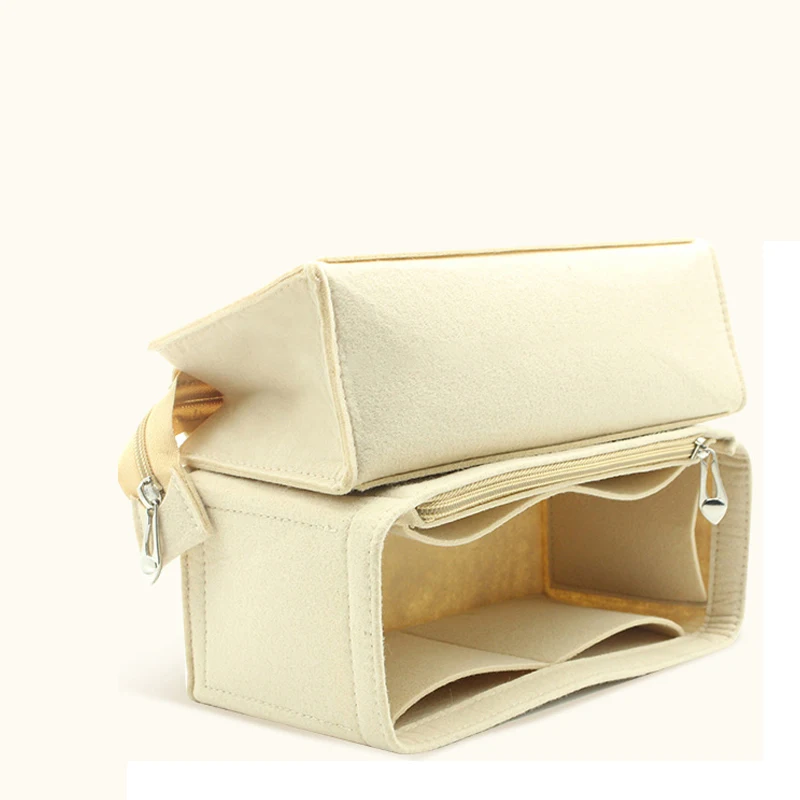 

Insert Bag Organizer for double G Padlock Bag GG Makeup Handbag Organizer Inner Purse Portable Cosmetic Inside Bags