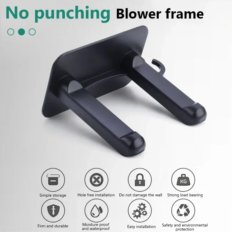 Multifunctional Hair Dryer Holder Bracket Phone Stand Organizer For Bathroom Towel Hook Wall Mount Storage Rack For Dyson
