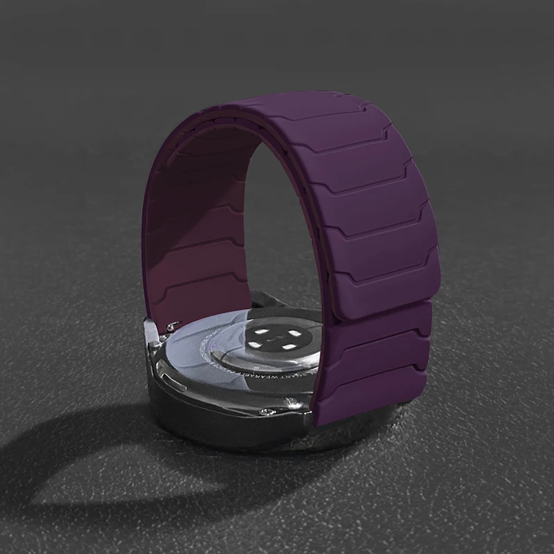 Silicone Magnetic Sports Watch Strap - 18mm, 20mm, 22mm