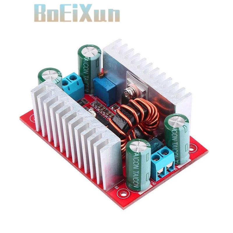

DC 400W 15A Step-up Boost Converter Constant Current Power Supply LED Driver 8.5-50V to 10-60V Voltage Charger Step Up Module