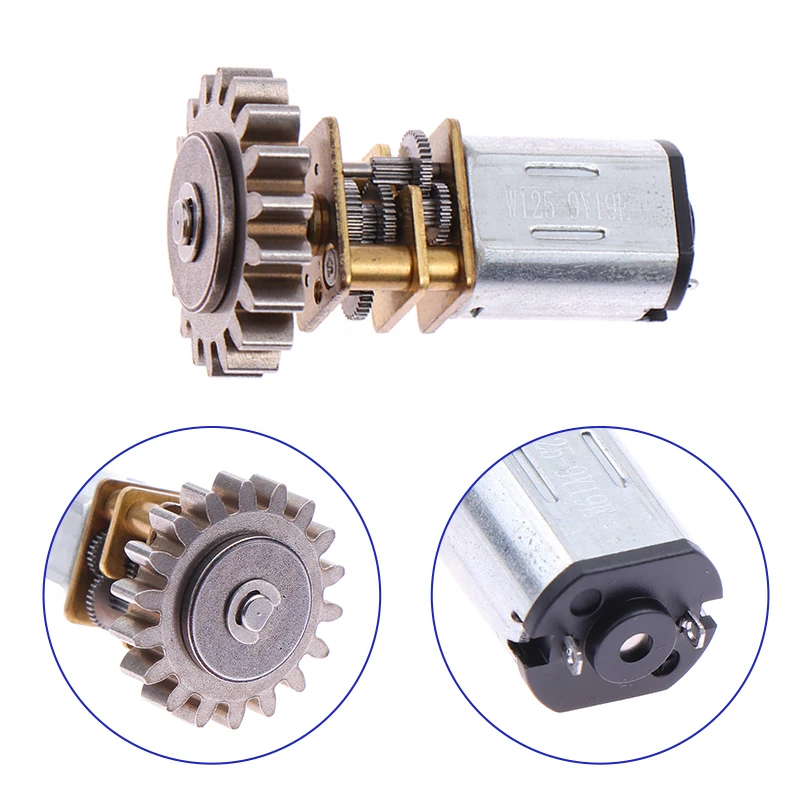 Wysokiej jakości metalowa przekładnia N20 silnik redukcyjny DC 3V-6V 48-96RPM współczynnik redukcji 1:212 motoreduktor silnik z metalową główką zęba 1 Wysokiej jakości metalowa przekładnia N20 silnik redukcyjny DC 3V-6V 48-96RPM współczynnik redukcji 1:212 motoreduktor silnik z metalową główką zęba