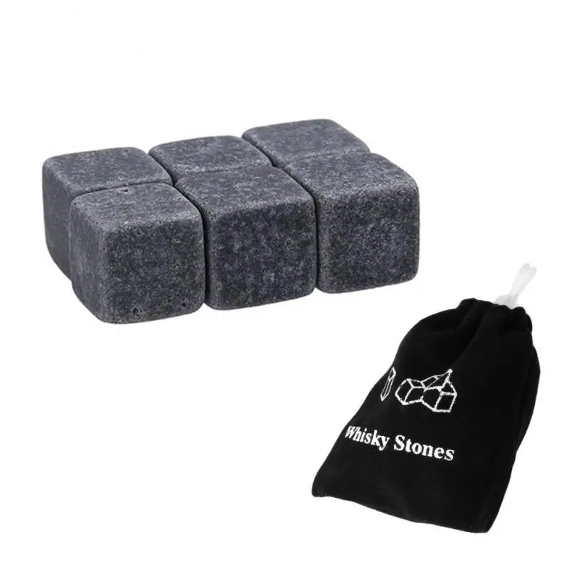 Whiskey Stones Whiskey Stones Sipping Cooler Reusable Whisky Ice Stone Natural Rocks Bar Wine Cooler Party Wedding Gifts
