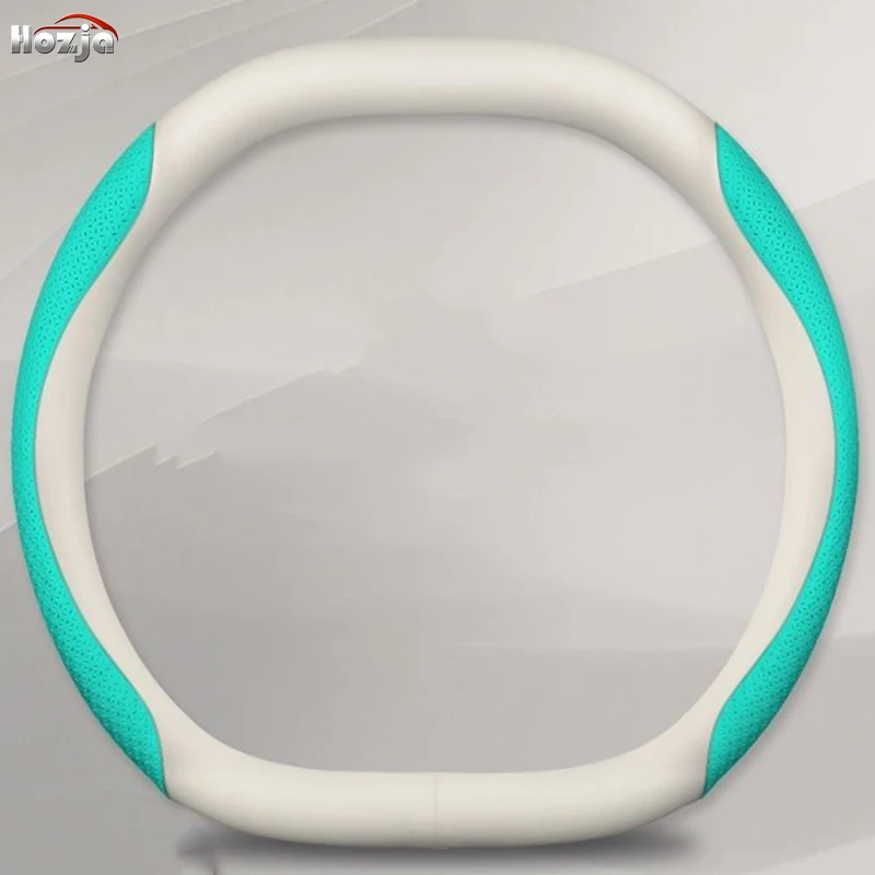 Premium Breathable Non-Slip Leather Steering Wheel Cover - Car Styling Auto Accessory