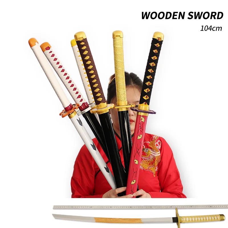 

Люминесцентный рассекающий демон Катана японский деревянный самурайский меч Косплей игрушечный нож модель оружия праздничные подарки игрушки для мальчиков