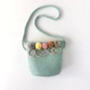 Beach Bag for Kids Flower Straw Shoulder Crossbody Bag Purse Summer Woven Bag for Girls Kids Straw Bag 3