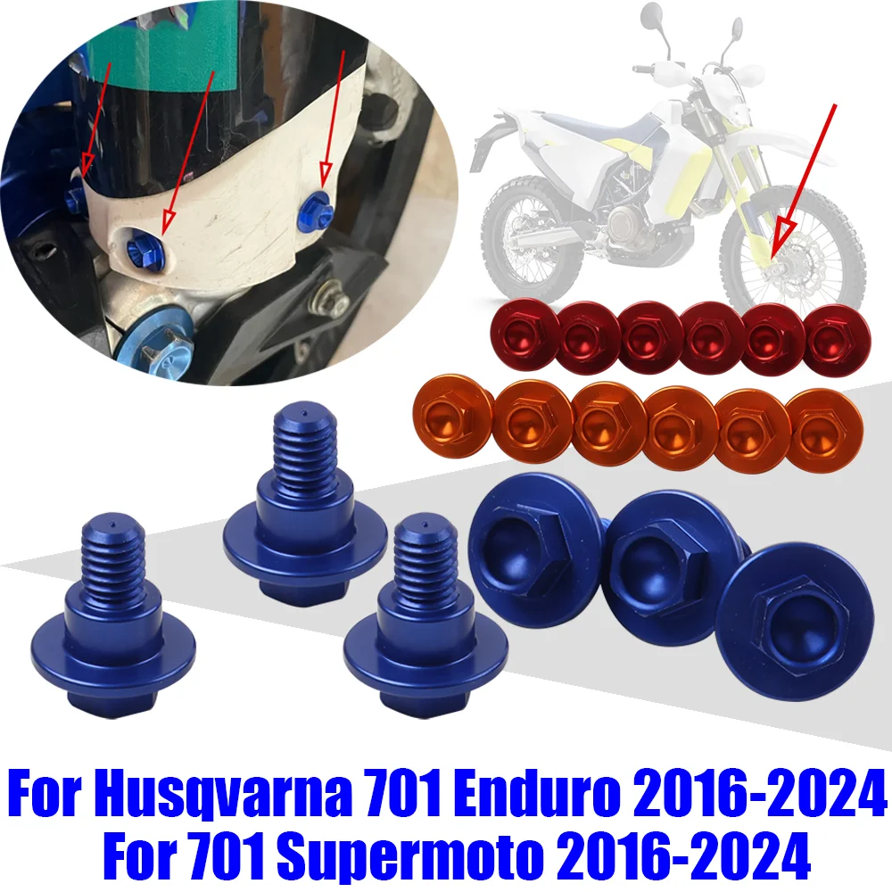 High-Performance Front Fork Guard Bolt Screws for Motorcycle Accessories
