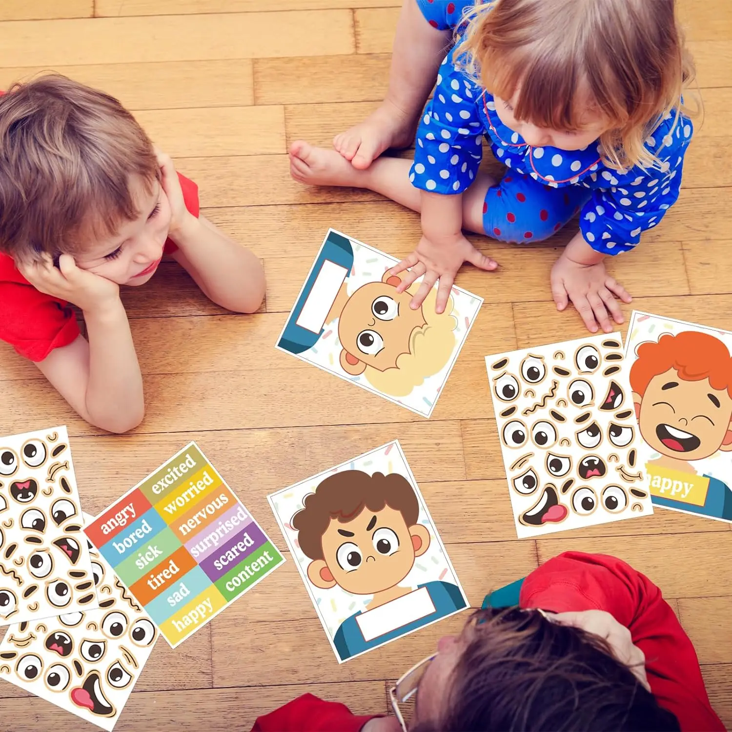 Montessori Toys Social Emotional Learning Activities for Kids Educational Sensory Autism Games Speech Therapy Learning Materials 4