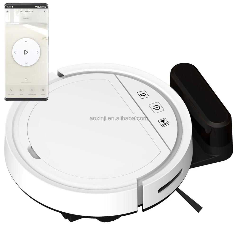 

Factory Direct Sale Automatic Smart Robot Mop Floor Remote Operation Sweep Dust Cleaning Intelligent Auto Robot Vacuum Cleaner