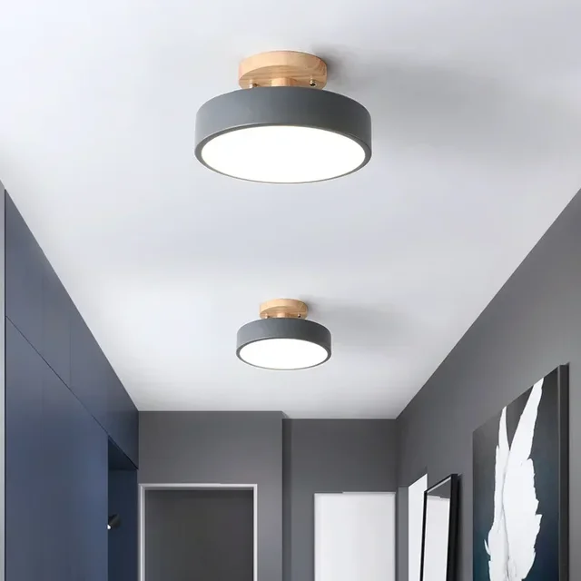 Nordic Wooden Ceiling Lamp 3