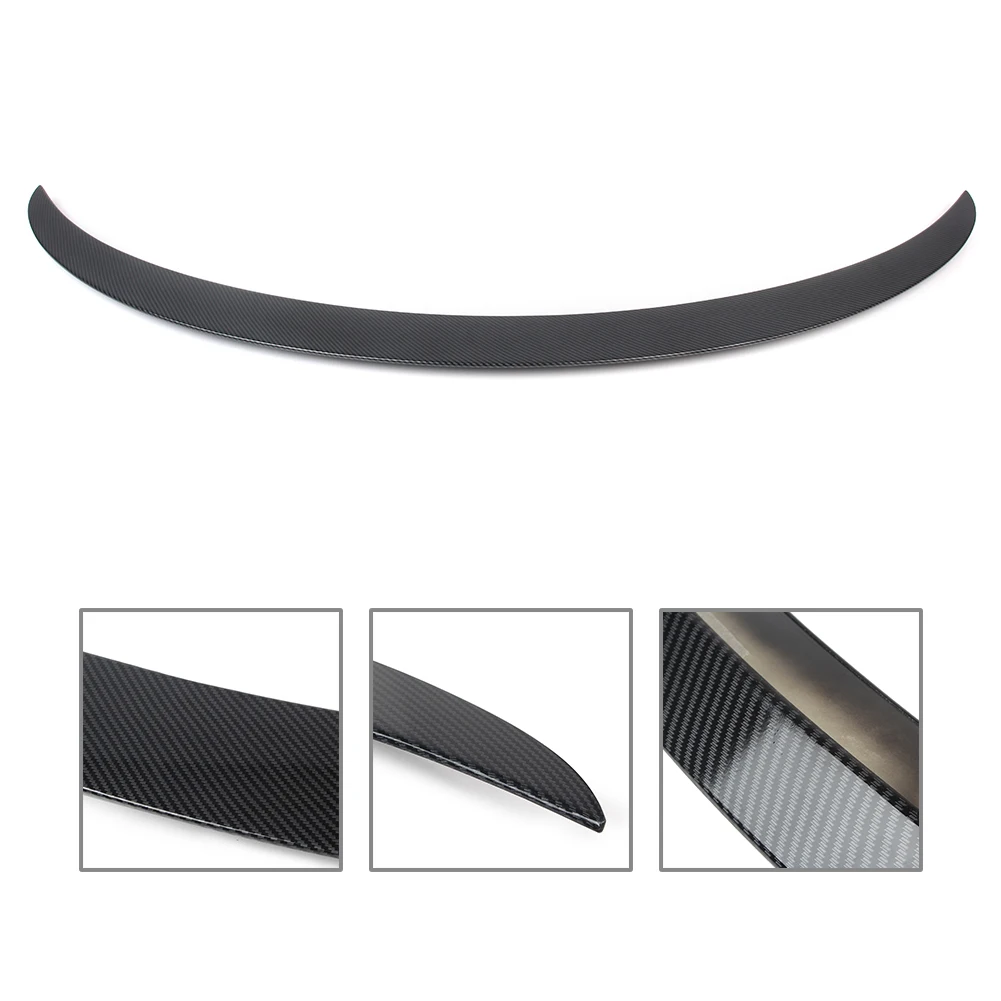 

Carbon Fiber ABS Car Tail Wing Rear Trunk Spoiler Lip Splitter Trim For Mercedes Benz C117 CLA W117 2012-2019 Car Accessories
