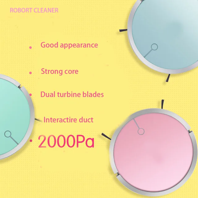 Smart Robot Vacuum Cleaner Automatic Floor Sweeping Robot Sweeper Vacuum Cleaners Household Tool 5