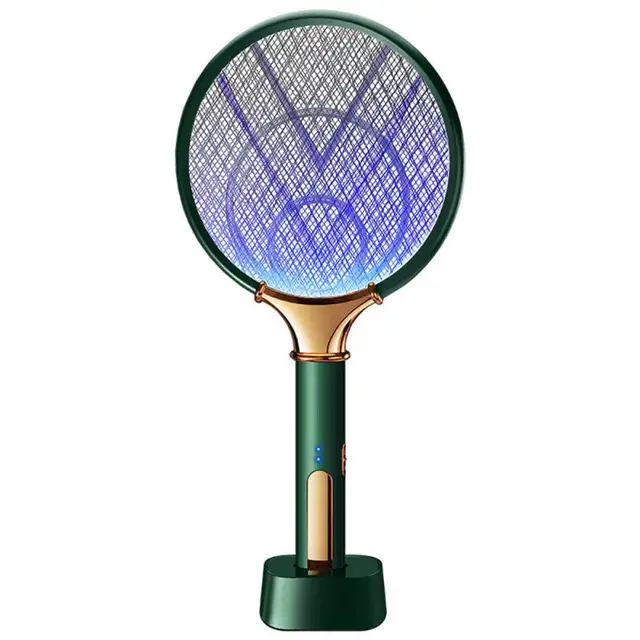 Újratölthető Szúnyoggyilkos Kétfűfolű Lámpa Elektromos Ütő Uv Könnyű Hibás Zapper Csapdák Nyári Légy Swatter - Image 4