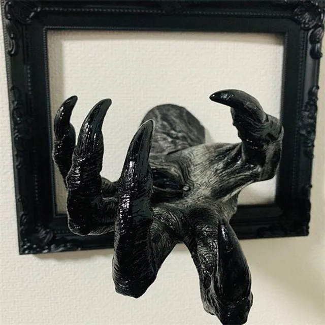 La main de la sorcière tenture murale Simulation mains Statue 3d décoratif résine Art main ouverte Sculpture 1-0р Для Д®ма 2