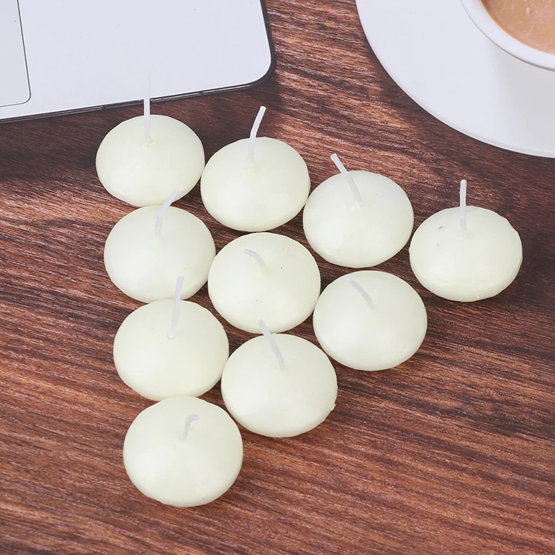 Tanio 10pcs Floating On The Water Smokeless Candles Spherical Valentine's sklep