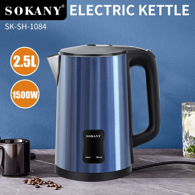 2.5L 1500W Electric Kettle Hot Water Tea Kettle with Temperature Control 