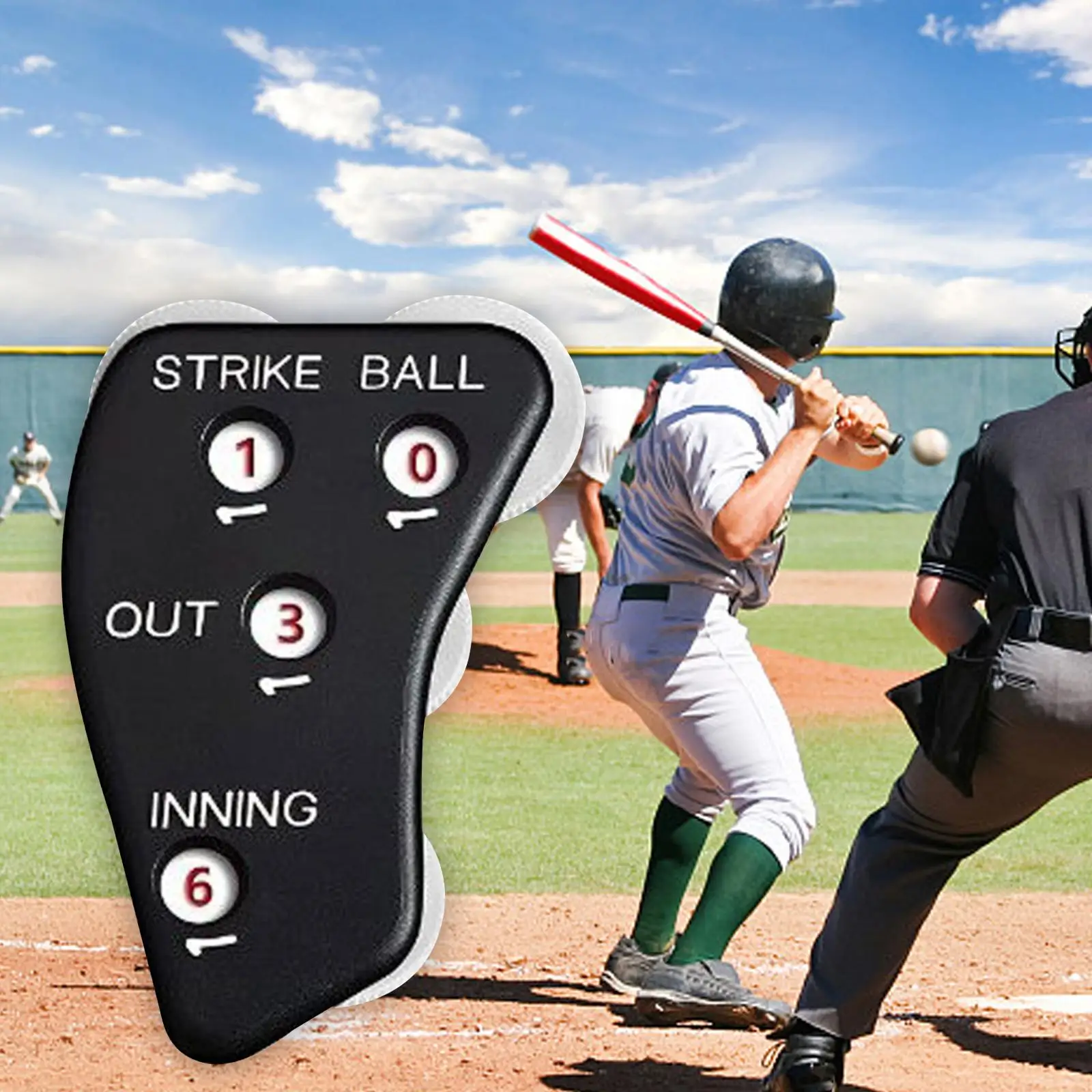 Baseball Referee Scorer Baseball Game Counter Clicker Easy To