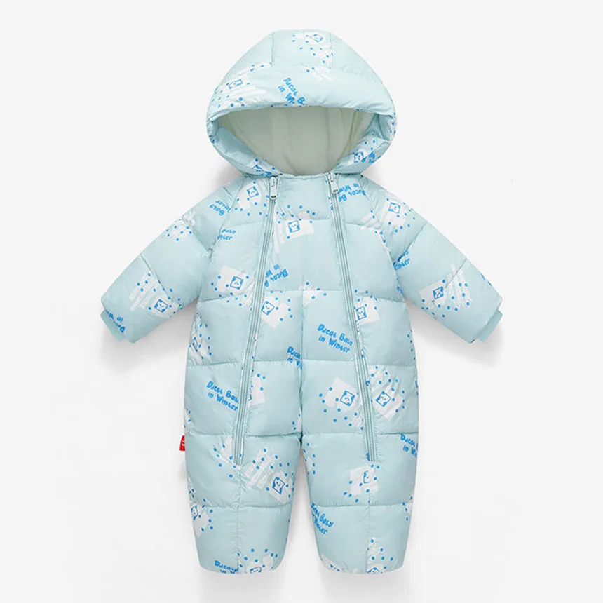 New born Autumn Winter Overall For Children Infant Thicken Clothes Boy Hooded Baby costume little Girls clothing toddler Romper