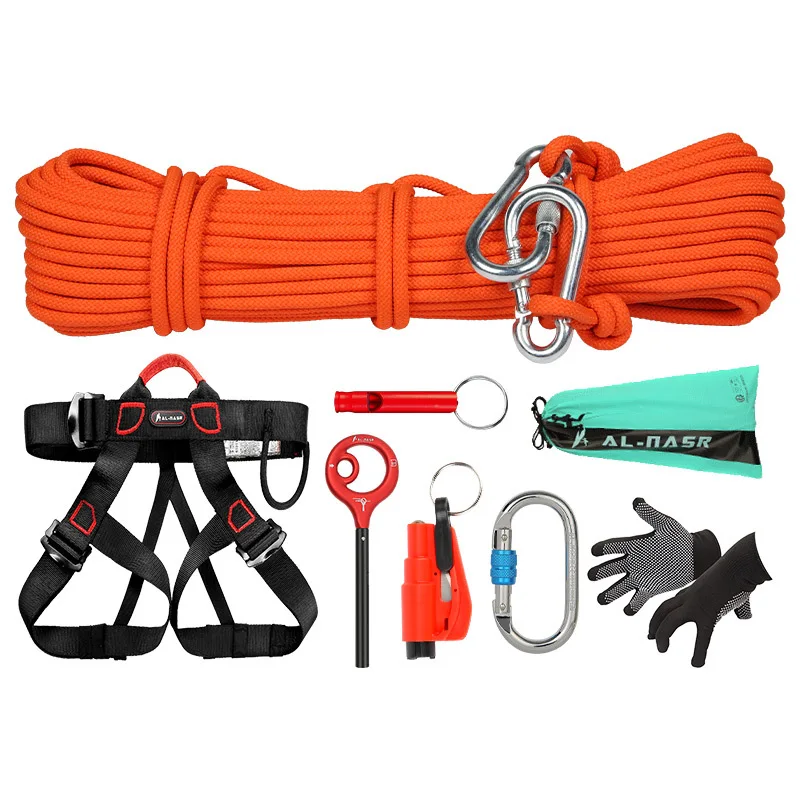 High Rise Emergency Escape Rope Set Fire Rope Household Fire Rescue Rope Dispositivo Di Discesa Della Corda Di Sopravvivenza Del Terremoto