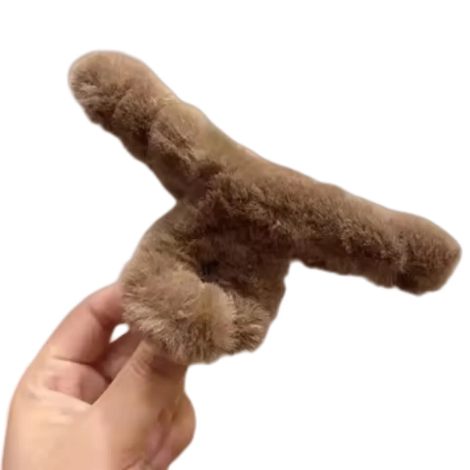 New 14cm Elegant Plush Hair Clip Claw Korean Fashion Extra Large Imitation Rabbit Plush Grab Cawl Clips Girl Hair Accessories