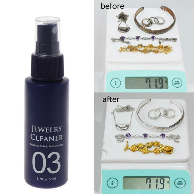 Jewelry Cleaner Solution Deep Clean Rust And Ash Removal Headwear Cleaner  Liquid for Gold Silver Jewelry Cleaner Solution DJA88 - AliExpress