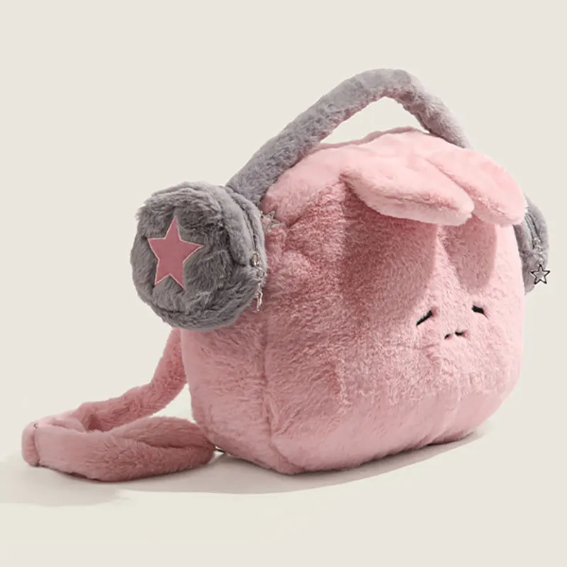 In Winter Leisure Backpack Rabbit New Style Traveling Leather Backpacks Chest Strap Women's Free Shipping Luxury Brand Book Bag
